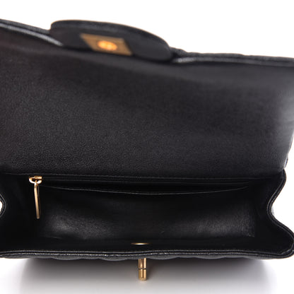 Chanel Caviar Quilted Mini Top Handle Rectangular Flap Black 5 of 9