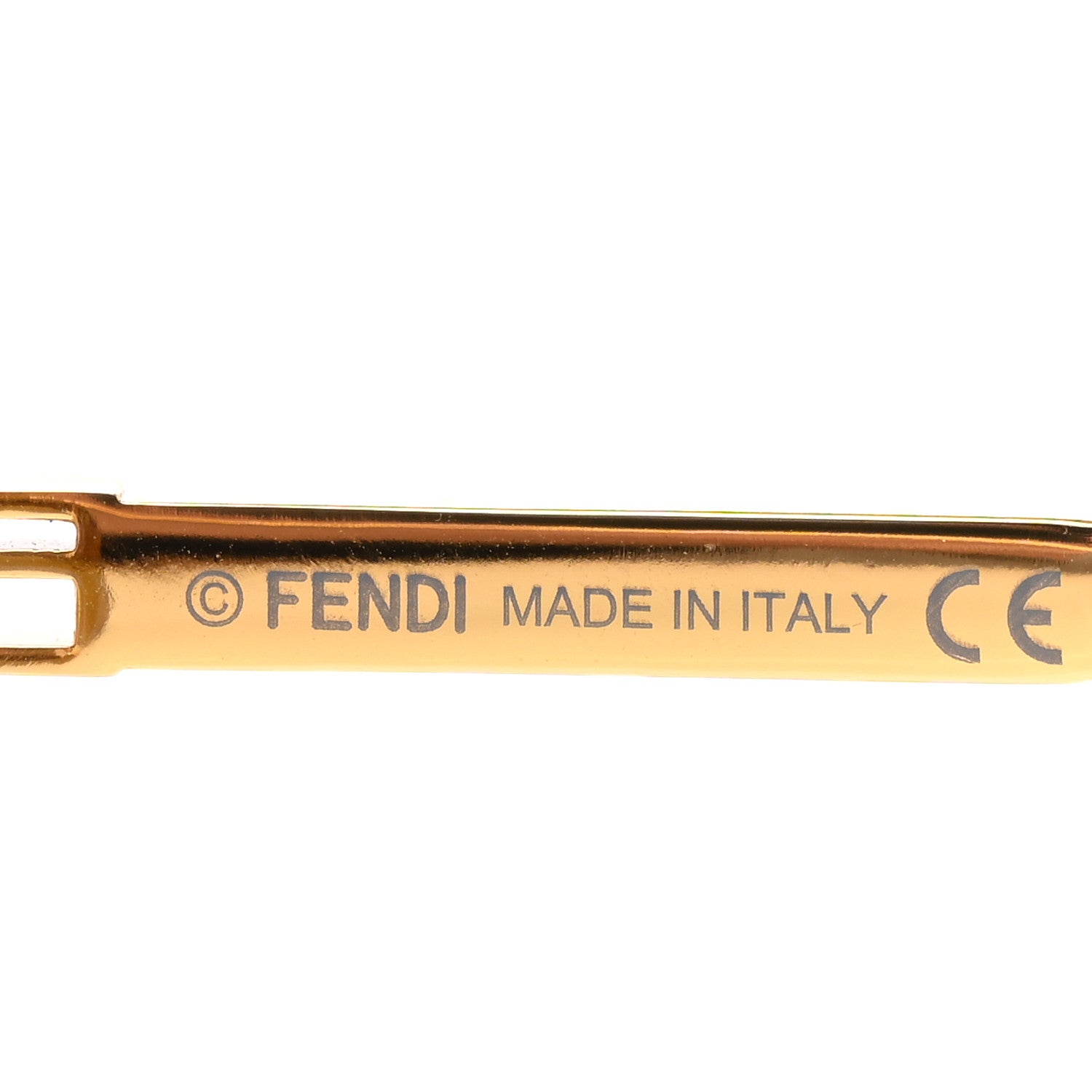 Fendi Metal Aviator Sunglasses FF 0437/S Gold 6 of 7