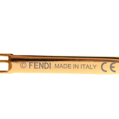 Fendi Metal Aviator Sunglasses FF 0437/S Gold 6 of 7