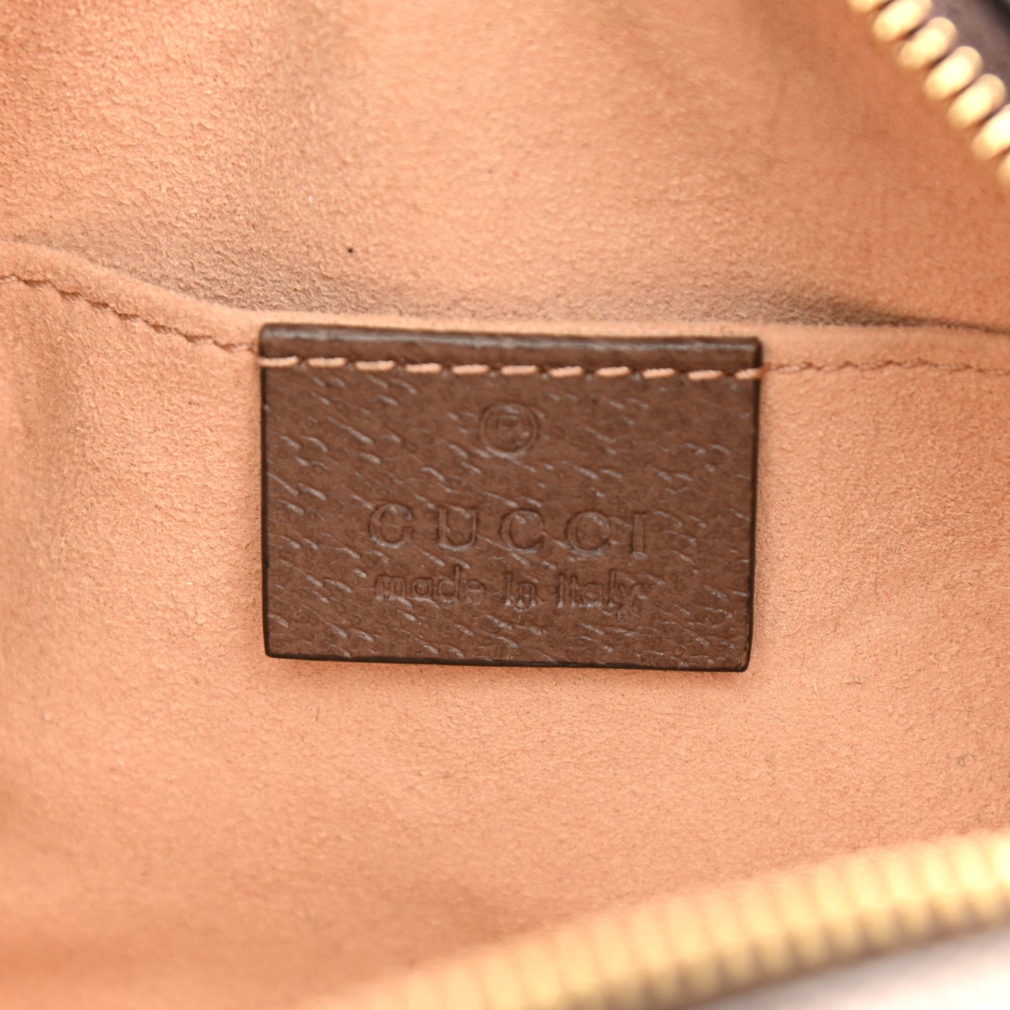 GG Supreme Monogram Web Mini Ophidia Shoulder Bag Brown