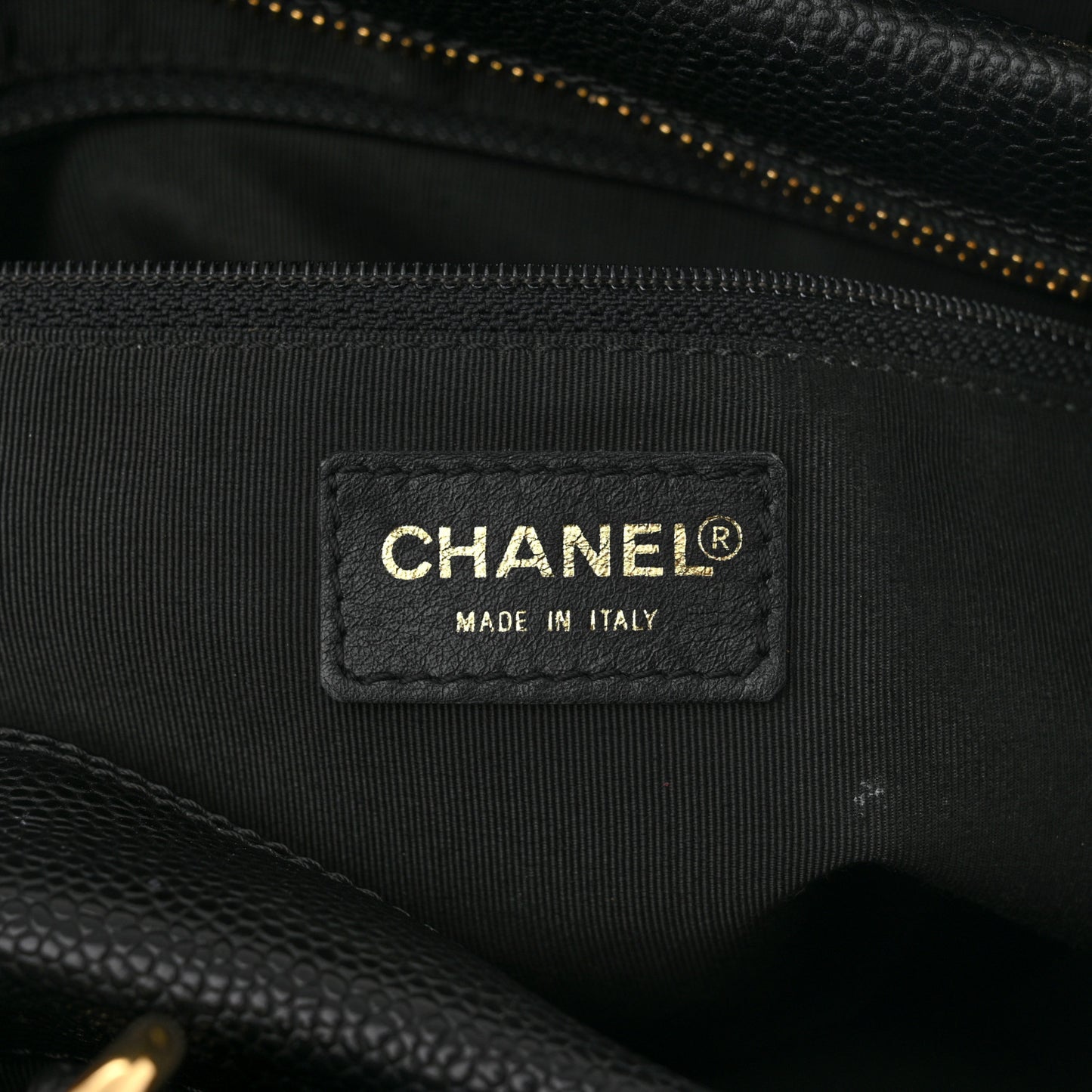 Caviar Quilted Petit Timeless Tote PTT Black