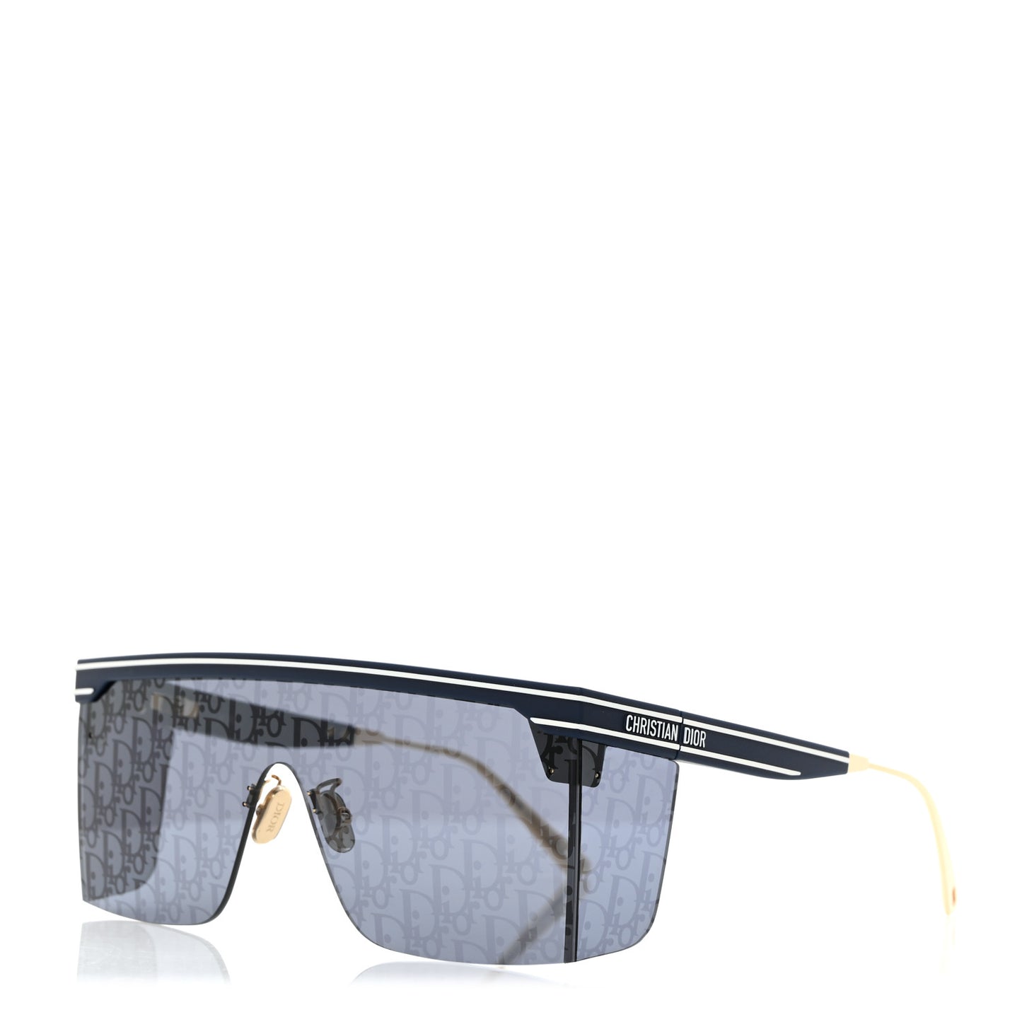 Oblique Diorclub M1U Mask Sunglasses Blue