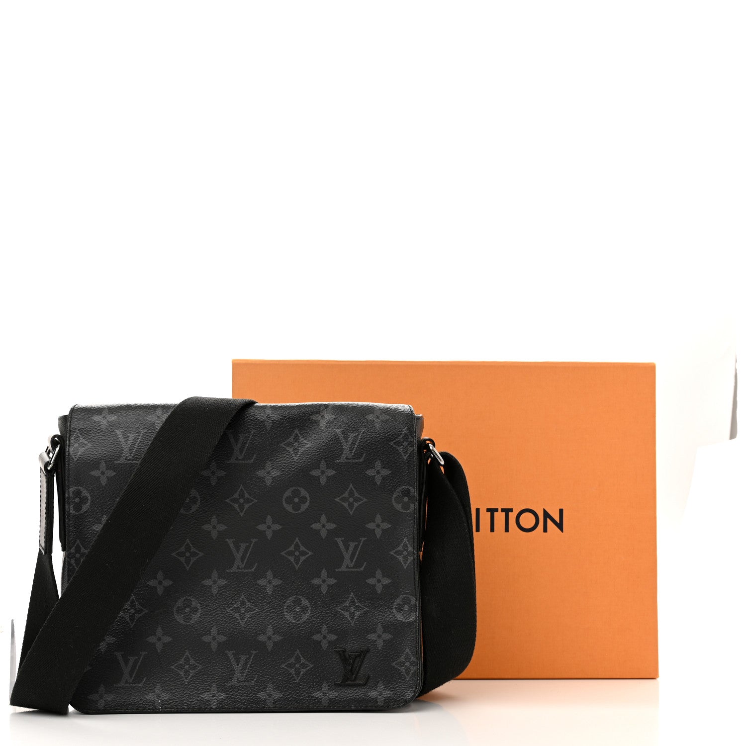 Louis Vuitton Monogram Eclipse District PM Black 14 of 14