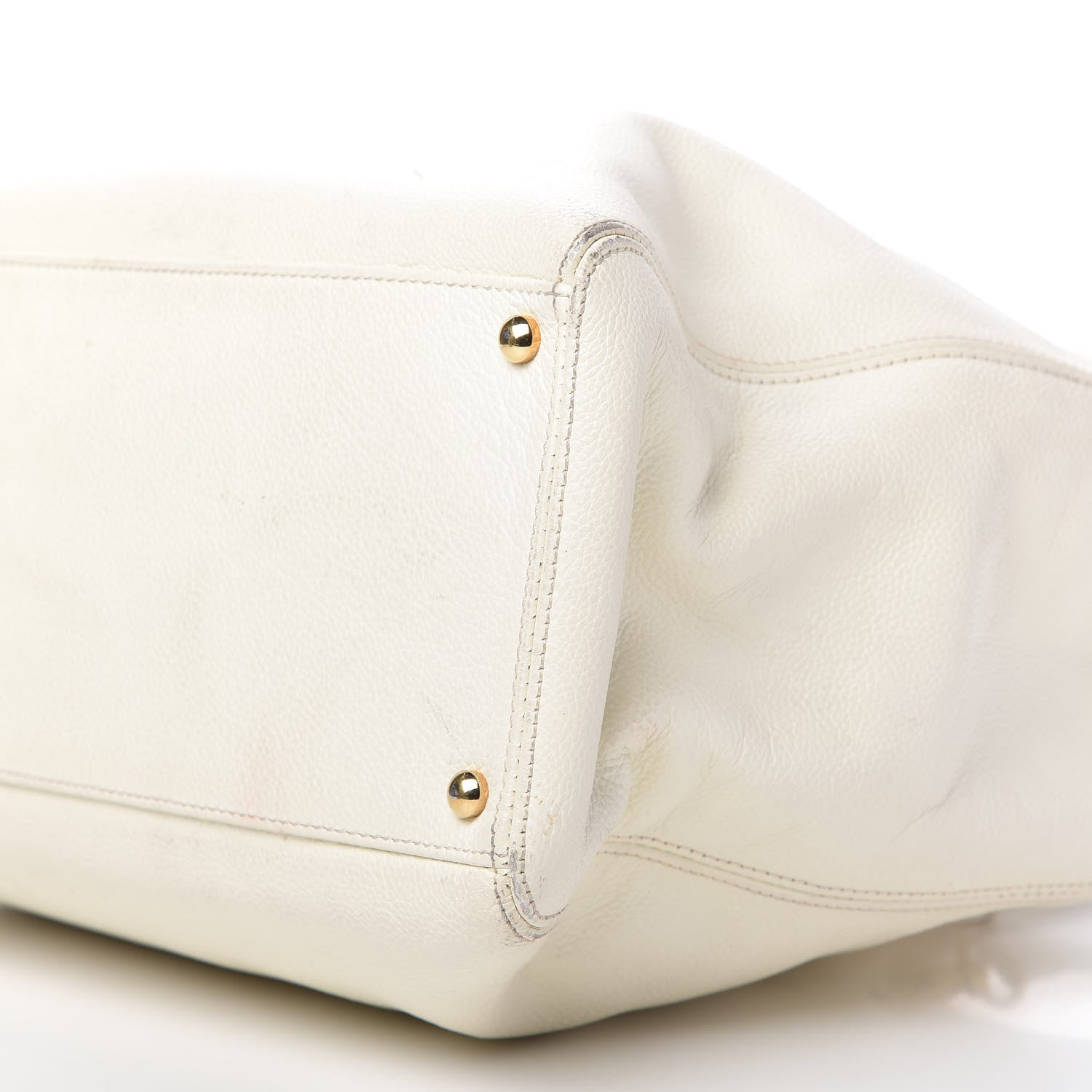 Chanel Caviar Cerf Executive Shopper Tote White 8 of 20