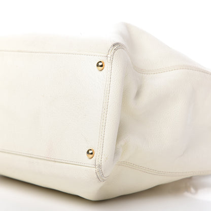 Chanel Caviar Cerf Executive Shopper Tote White 8 of 20