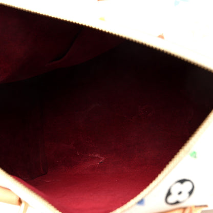 Louis Vuitton Monogram Multicolor Speedy 30 White 5 of 9