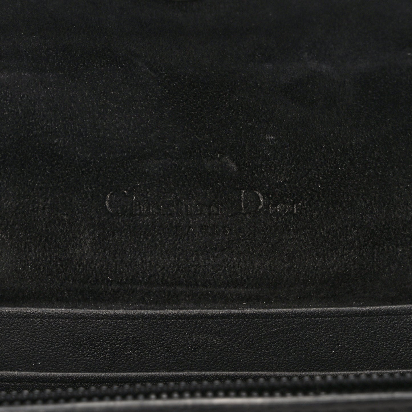 Ultra Matte Calfskin Saddle Belt Clutch Black