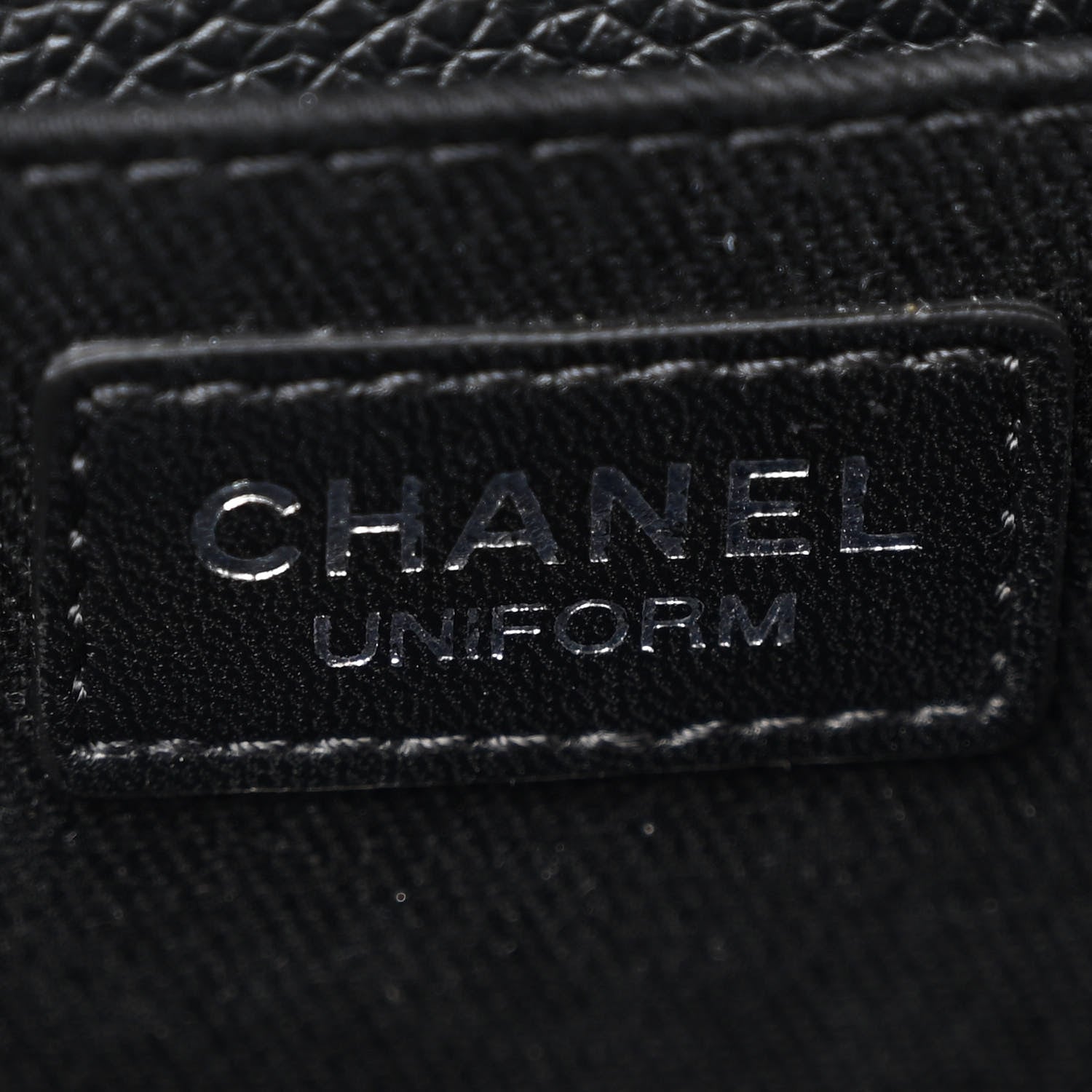 Chanel Grained Calfskin Quilted 2.55 Reissue Flap Belt Bag Clutch  Black 6 of 11