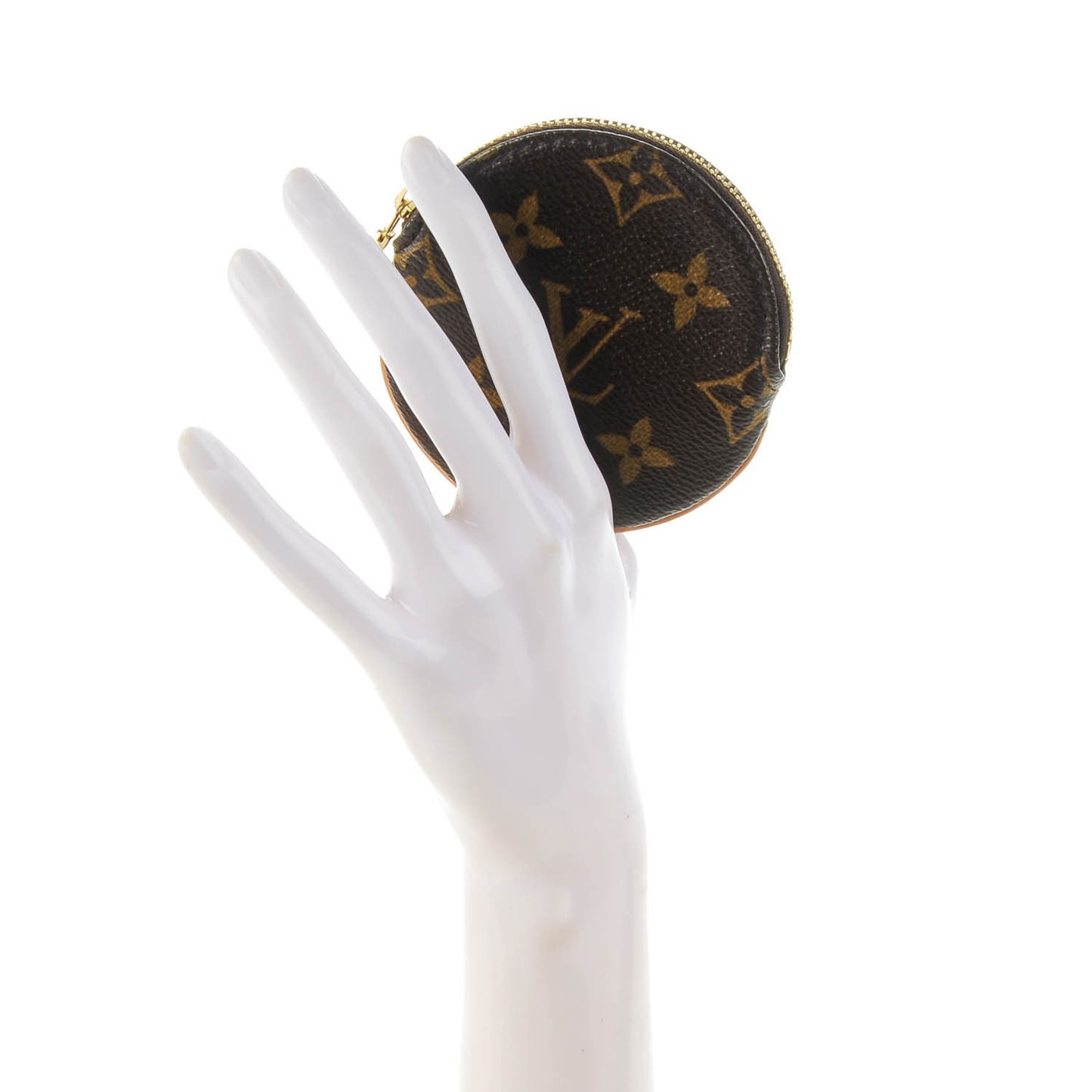 Monogram Round Coin Purse