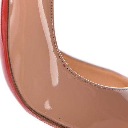 Christian Louboutin Patent So Kate 120 Pumps 40 Nude 16 of 23