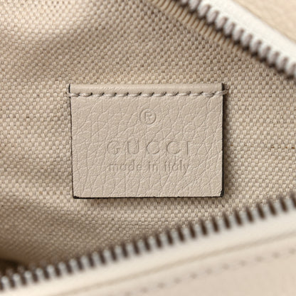 Gucci Grained Calfskin Small Logo Belt Bag White 6 of 10