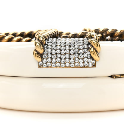 Chanel Resin Crystal Rescue Wheel Minaudière White 9 of 9