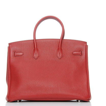 Hermes Togo Birkin 35 Rouge Vif 4 of 22