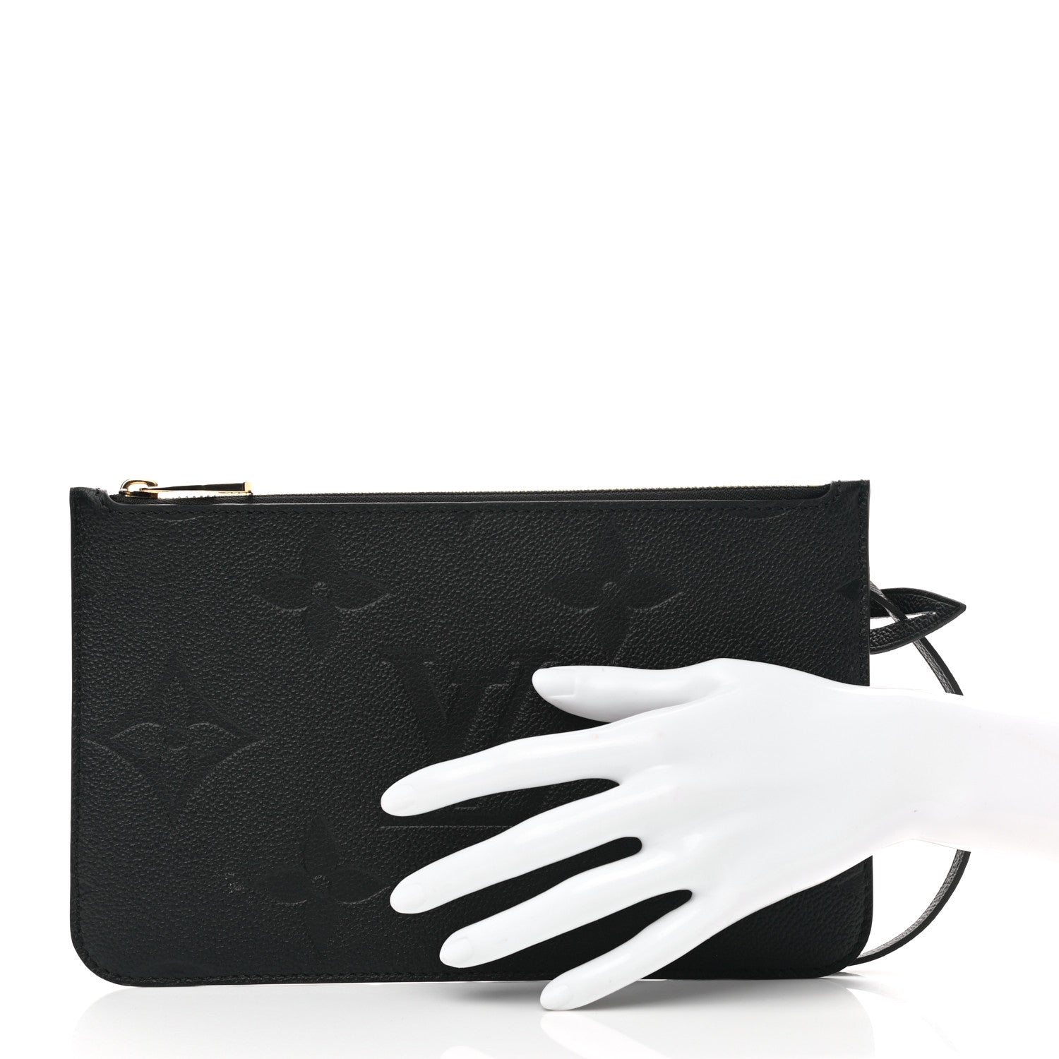 Louis Vuitton Empreinte Monogram Giant Neverfull MM Pochette Black 2 of 5