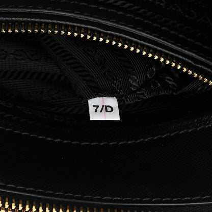 Prada Saffiano Small Galleria Double Zip Tote Black 9 of 16