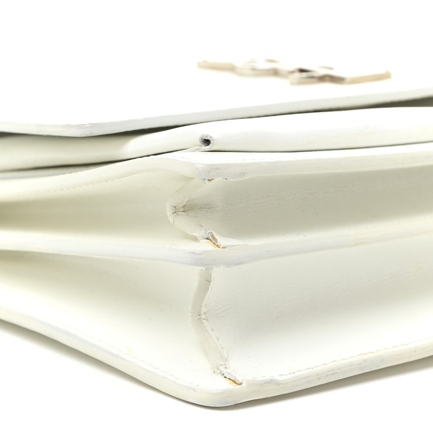 Calfskin Medium Monogram Sunset White