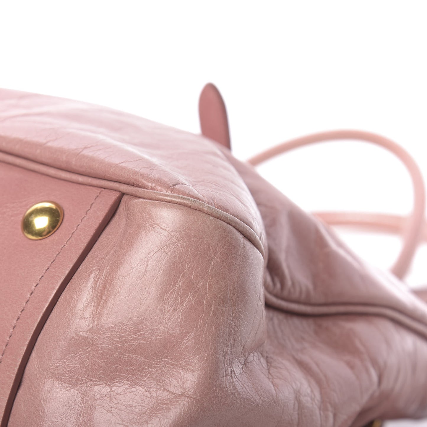 Vitello Shine Bow Tote Mughetto