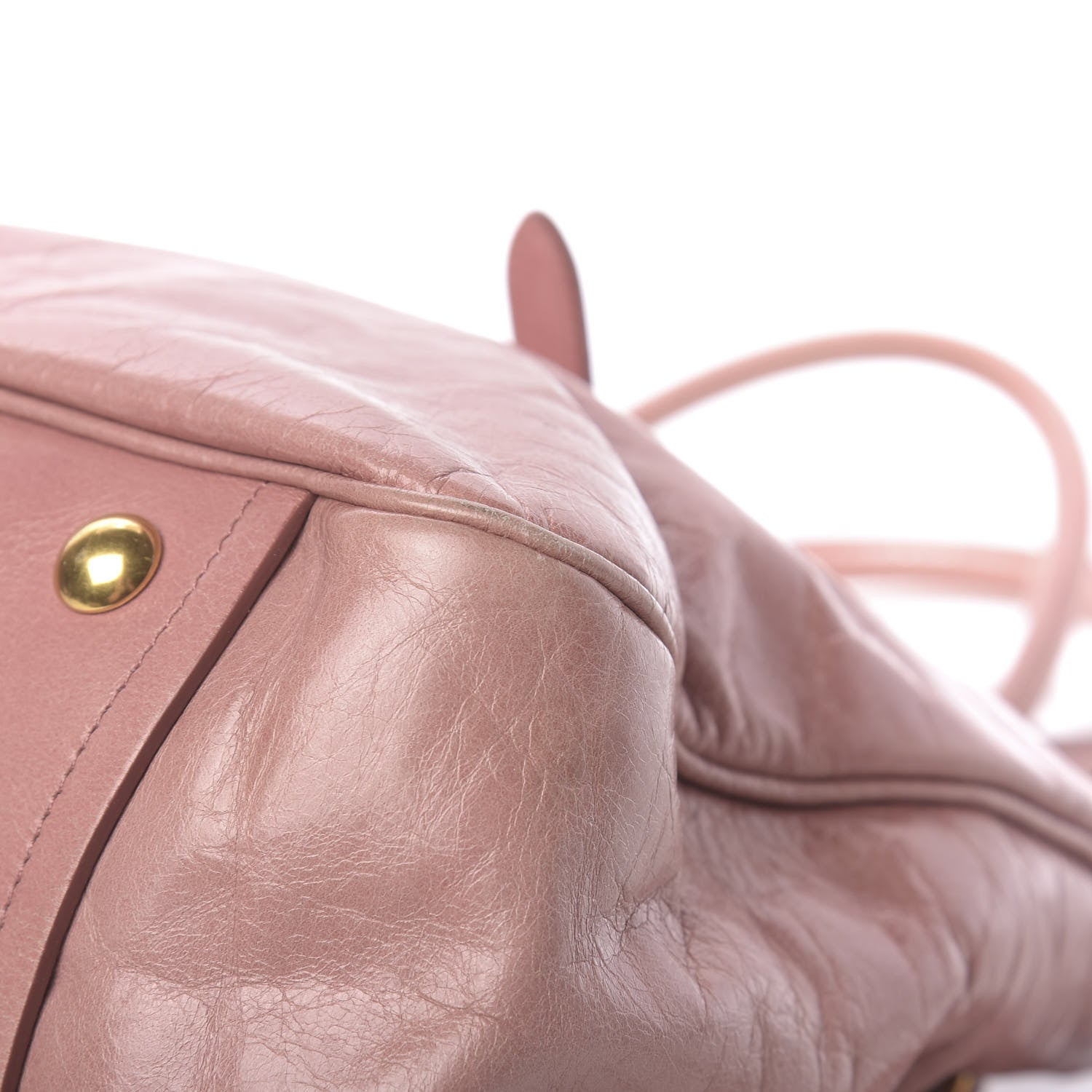 Miu Miu Vitello Shine Bow Tote Mughetto 11 of 12