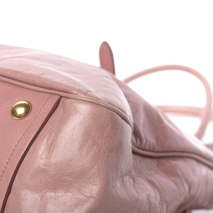 Miu Miu Vitello Shine Bow Tote Mughetto 11 of 12