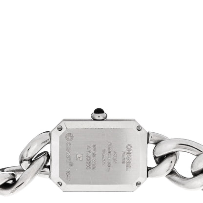 Chanel Stainless Steel 20mm Chain Premiere Quartz Watch Black M 4 of 4