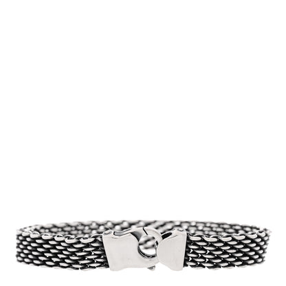 Tiffany Sterling Silver 9.5mm Somerset Mesh Bracelet 2 of 3