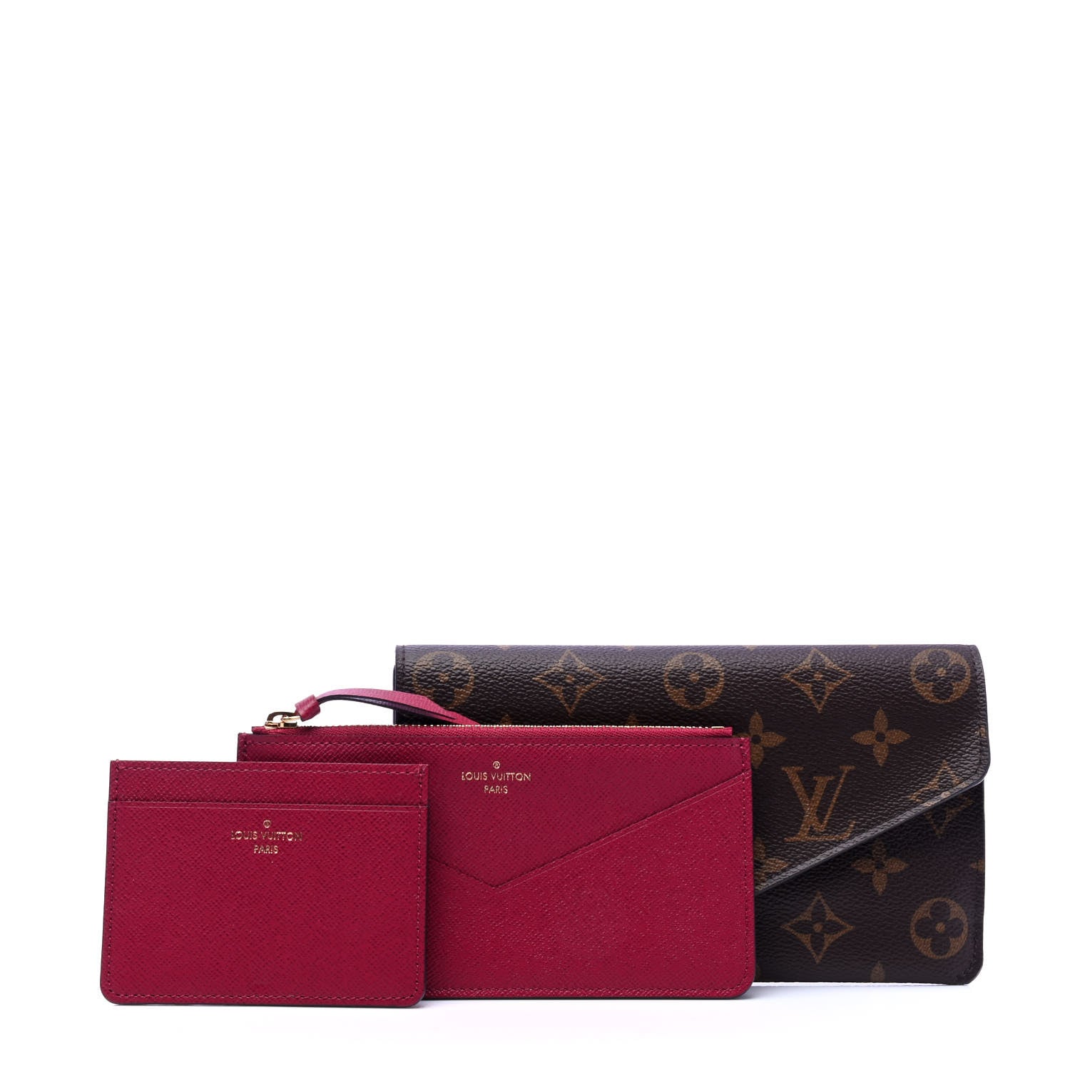 Louis Vuitton Monogram Jeanne Wallet Fuchsia 1 of 8