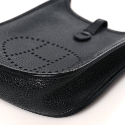 Hermes Taurillon Clemence Evelyne TPM Black 9 of 10