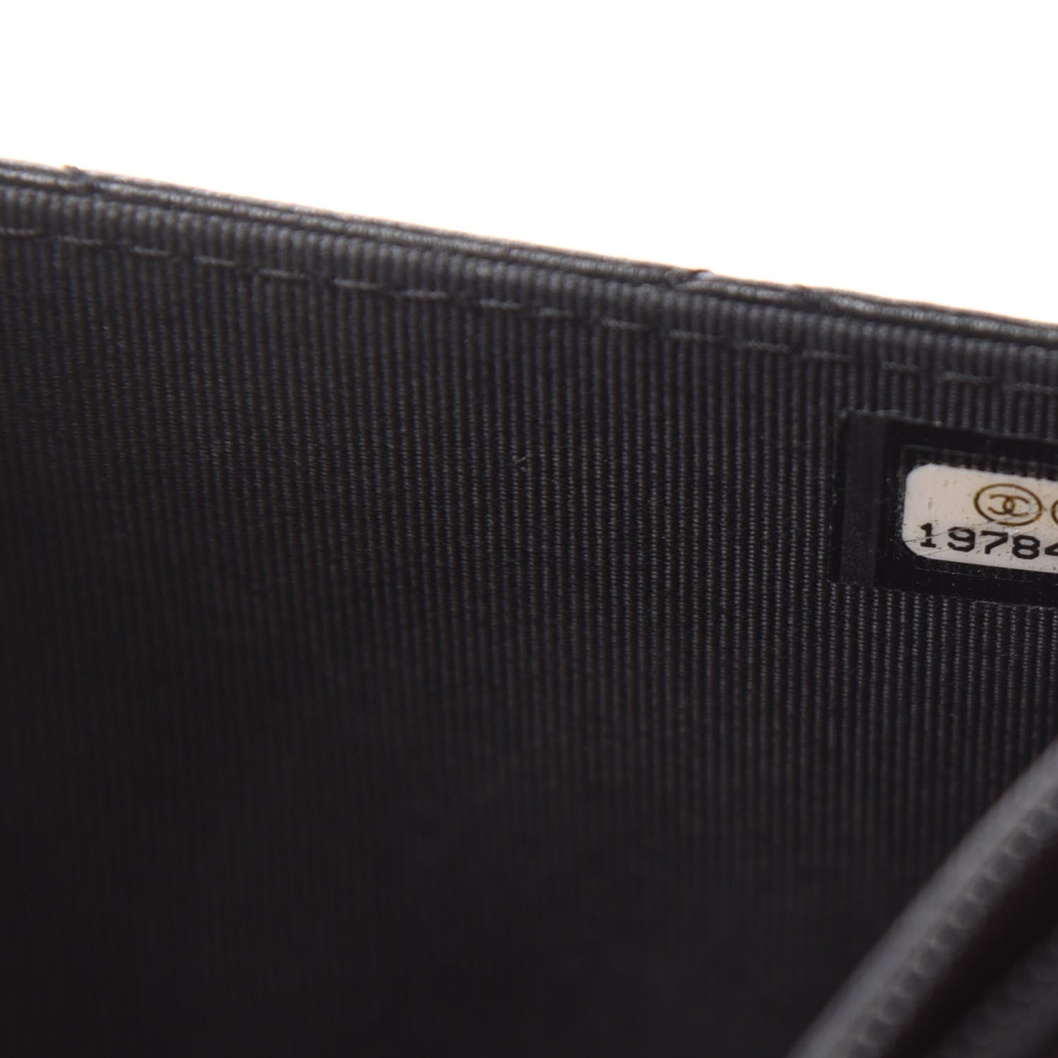 Chanel Lambskin Quilted Wallet On Chain WOC Black 11 of 13