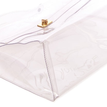 Hermes Vinyl Souvenir De L'Exposition Kelly Transparent 5 of 6