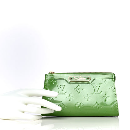 Louis Vuitton Vernis Trousse Cosmetic Pouch Vert Tonic 2 of 9