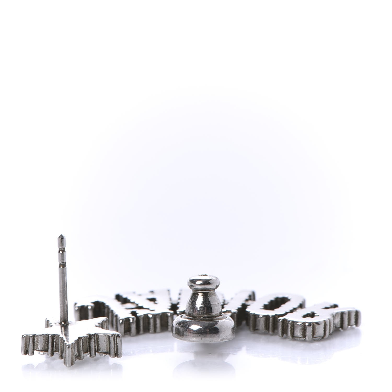 Christian Dior Palladium Crystal J'adior Earring 3 of 5