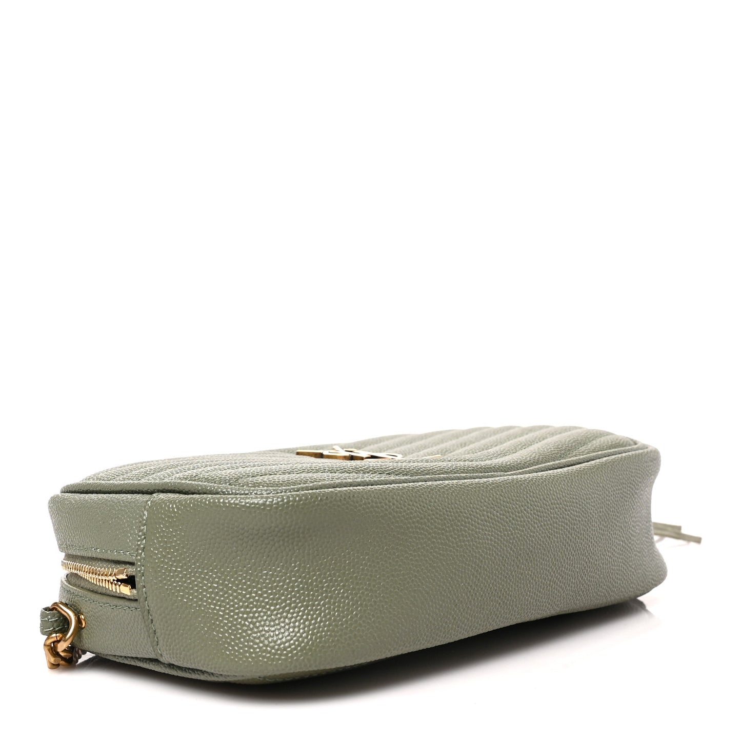 Grain De Poudre Matelasse Monogram Mini Lou Camera Bag Light Sage