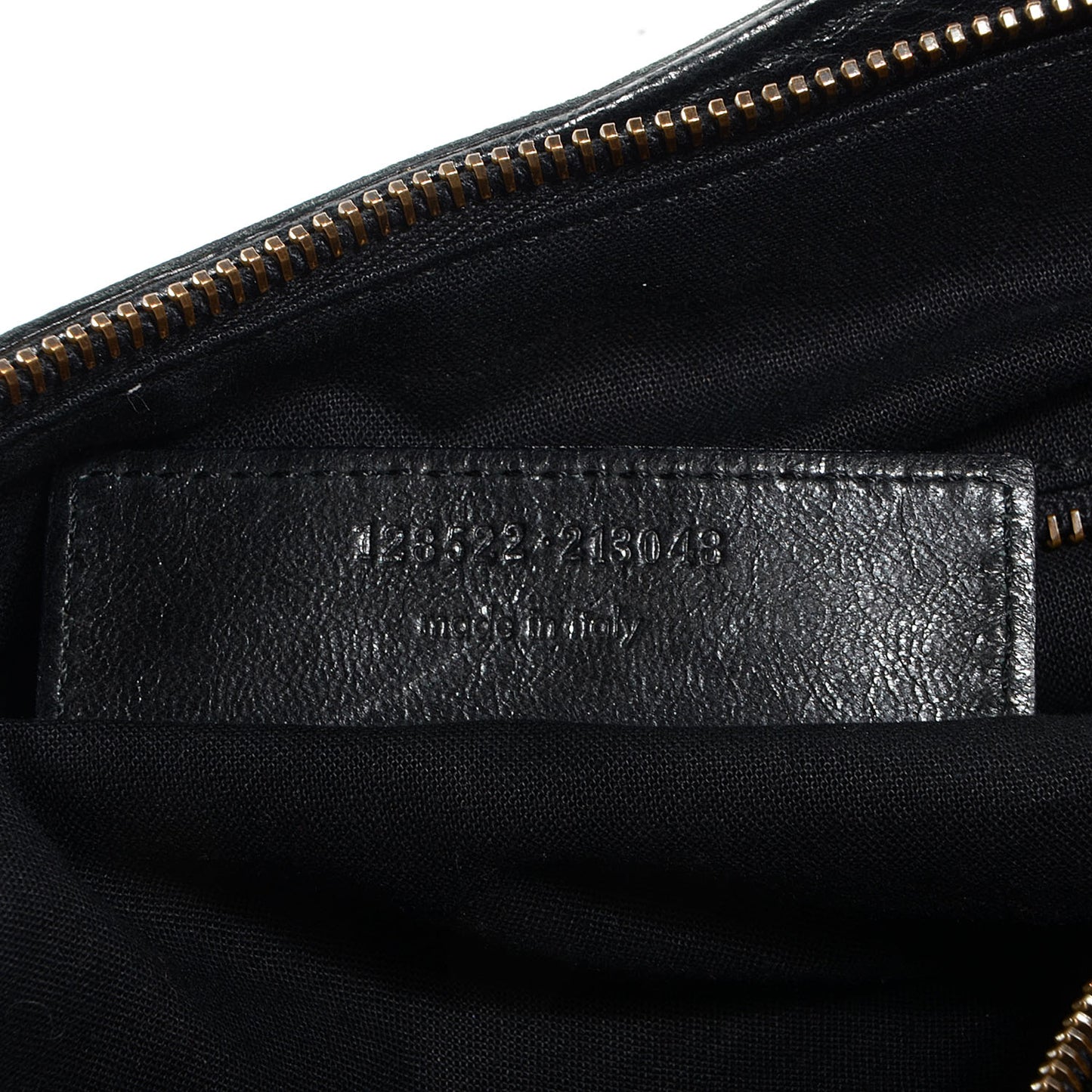 Chevre Classic Hardware Purse Black