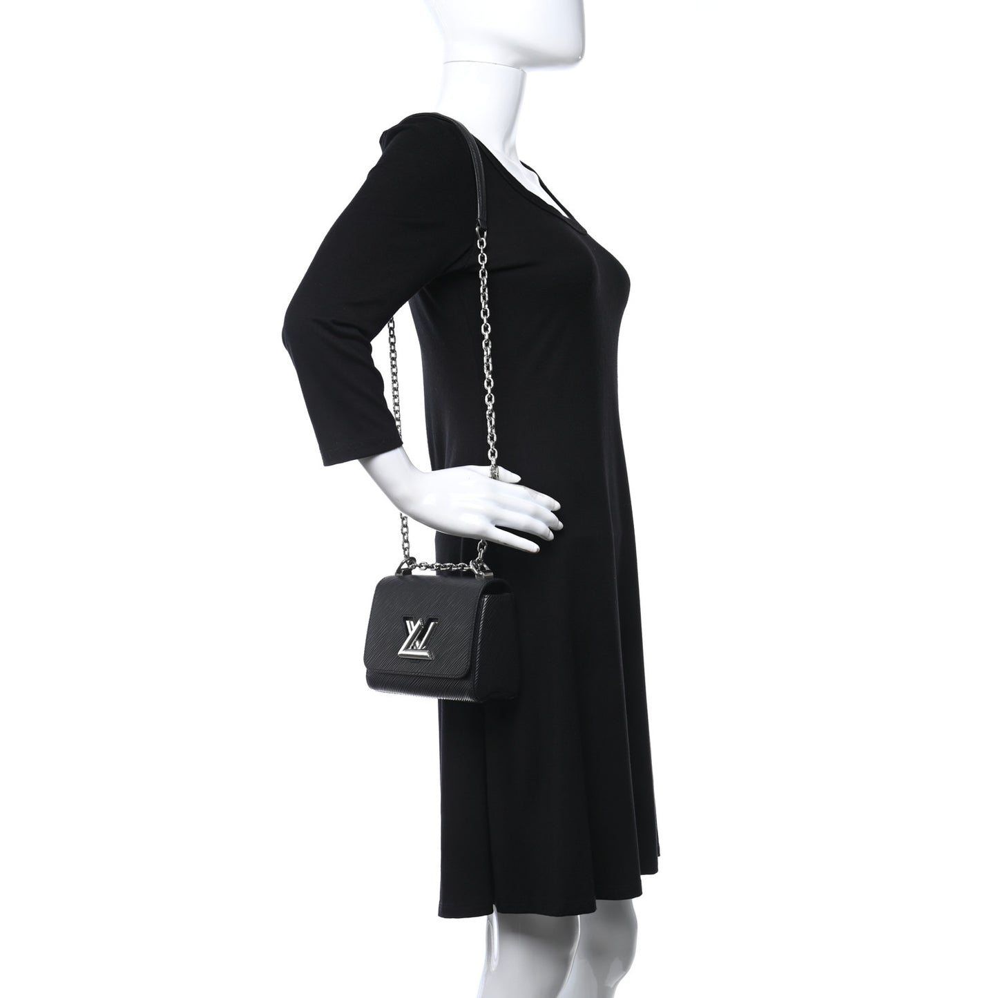 Epi Twist Shoulder Bag Mini Black