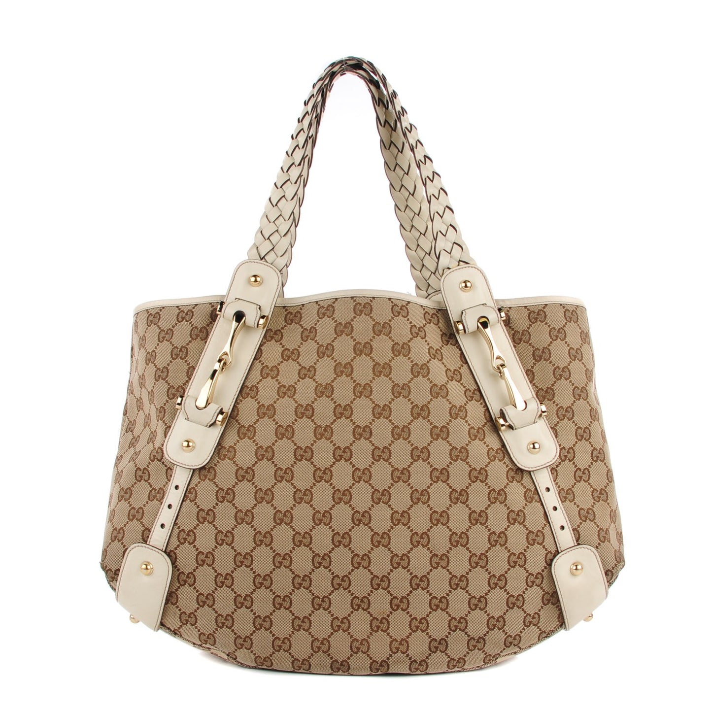 Monogram Medium Pelham Shoulder Bag Off White