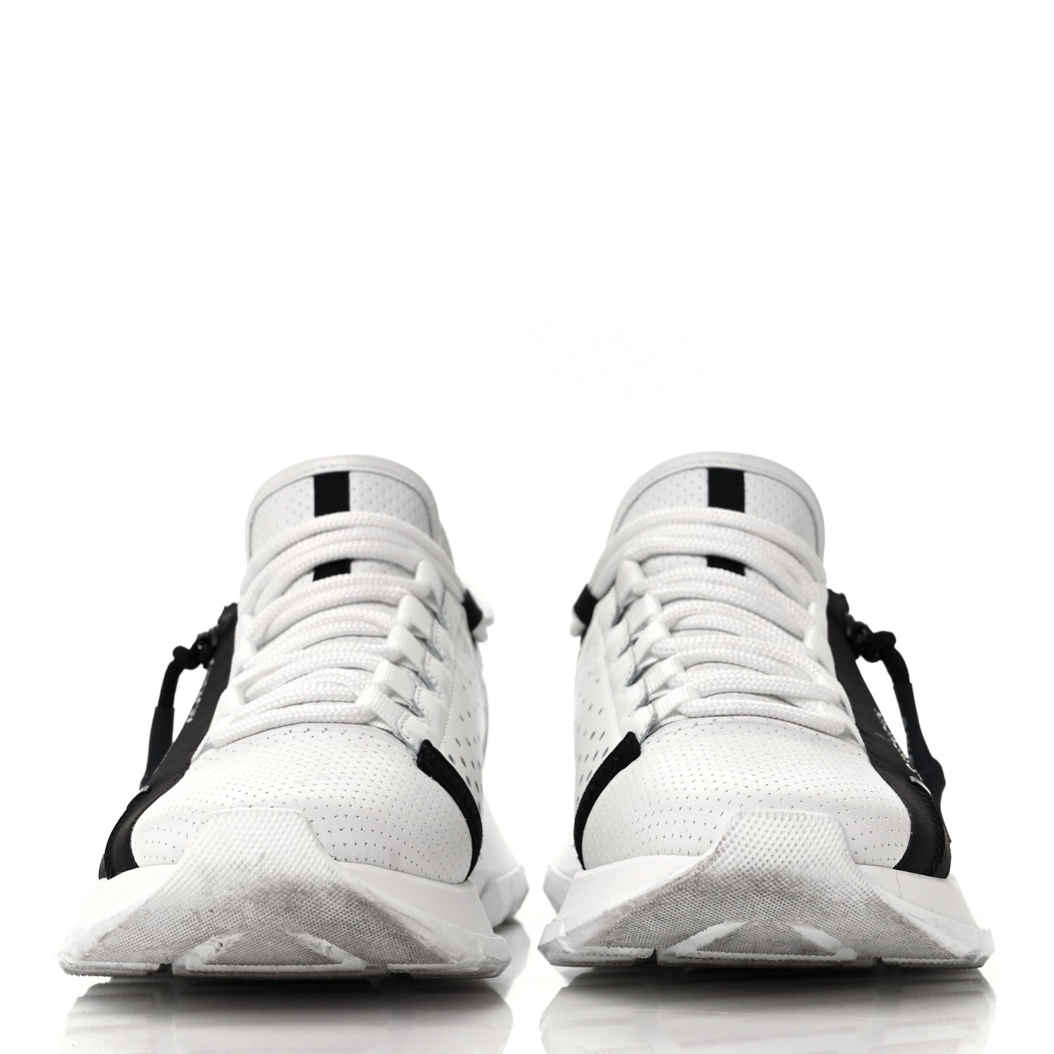 Givenchy Calfskin Spectre Low Runners Sneakers 37 White Black 2 of 12