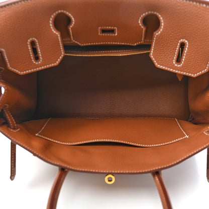 Hermes Togo Birkin 30 Gold 4 of 10