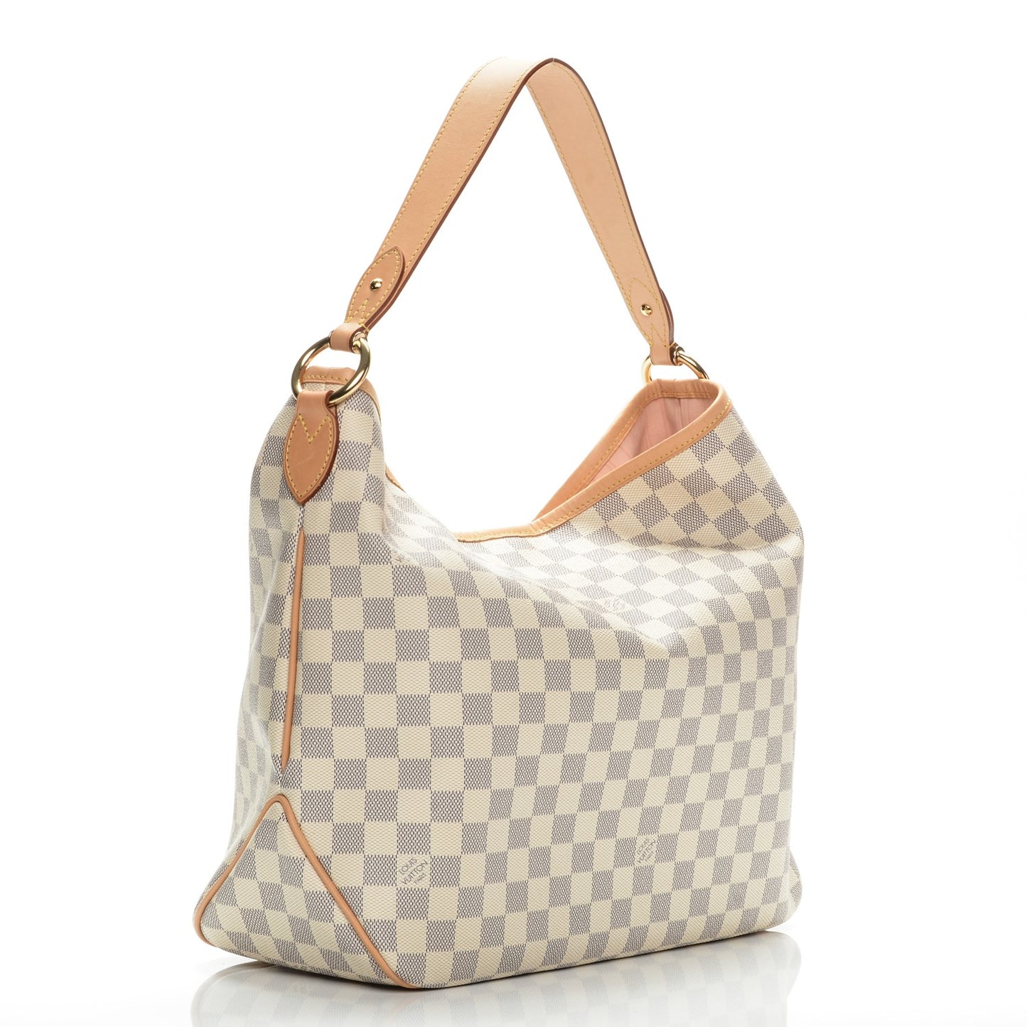 Damier Azur Delightful MM Rose Ballerine