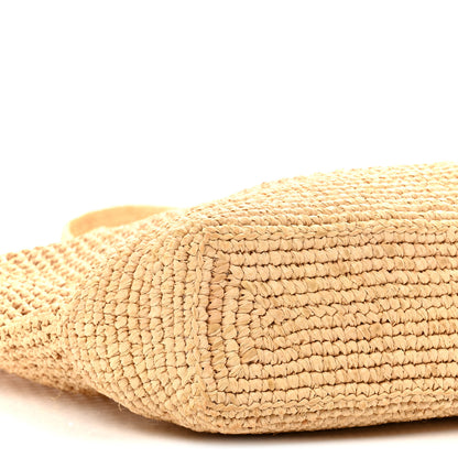 Saint Laurent Raffia Icare Shopping Tote Natural 10 of 11