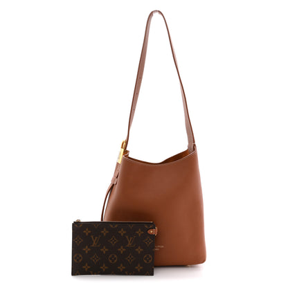 Louis Vuitton Grained Calfskin Low Key Hobo PM Cognac 3 of 15