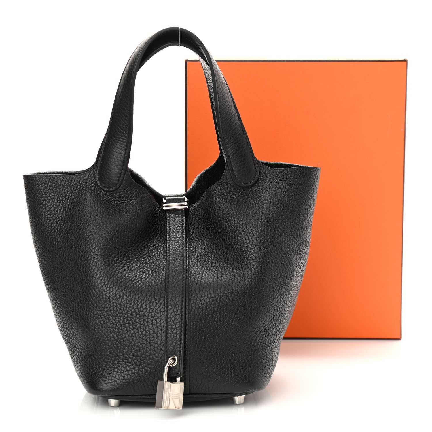 Hermes Taurillon Clemence Picotin Lock 18 PM Black 11 of 11