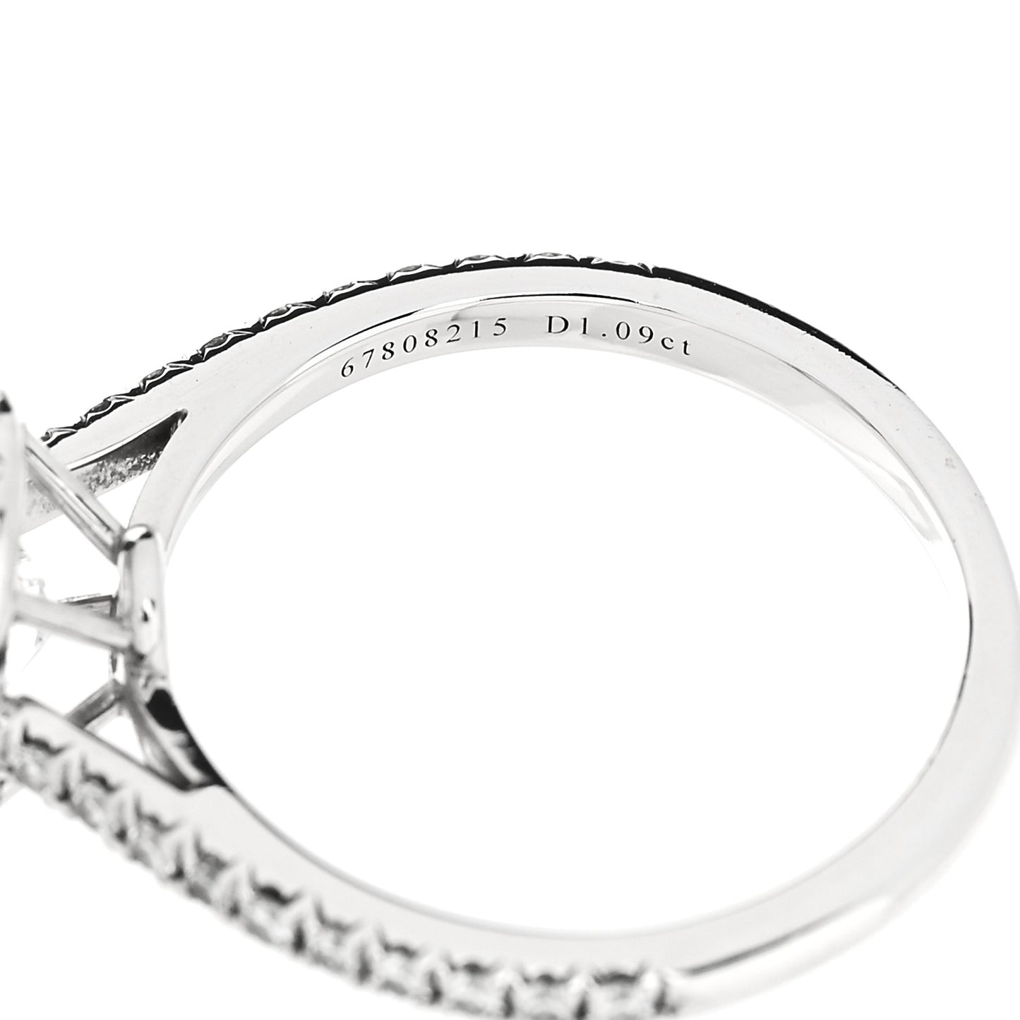 Platinum Diamond 1.09ct Soleste Oval Cut Halo Engagement Ring 50 5.25