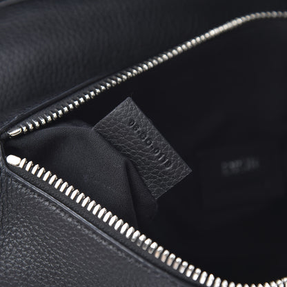 Christian Dior Grained Calfskin Kim Jones Saddle Bag Black 7 of 12