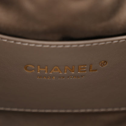 Chanel Suede Quilted Small Chanel 25 Handbag Dark Grey 6 of 11