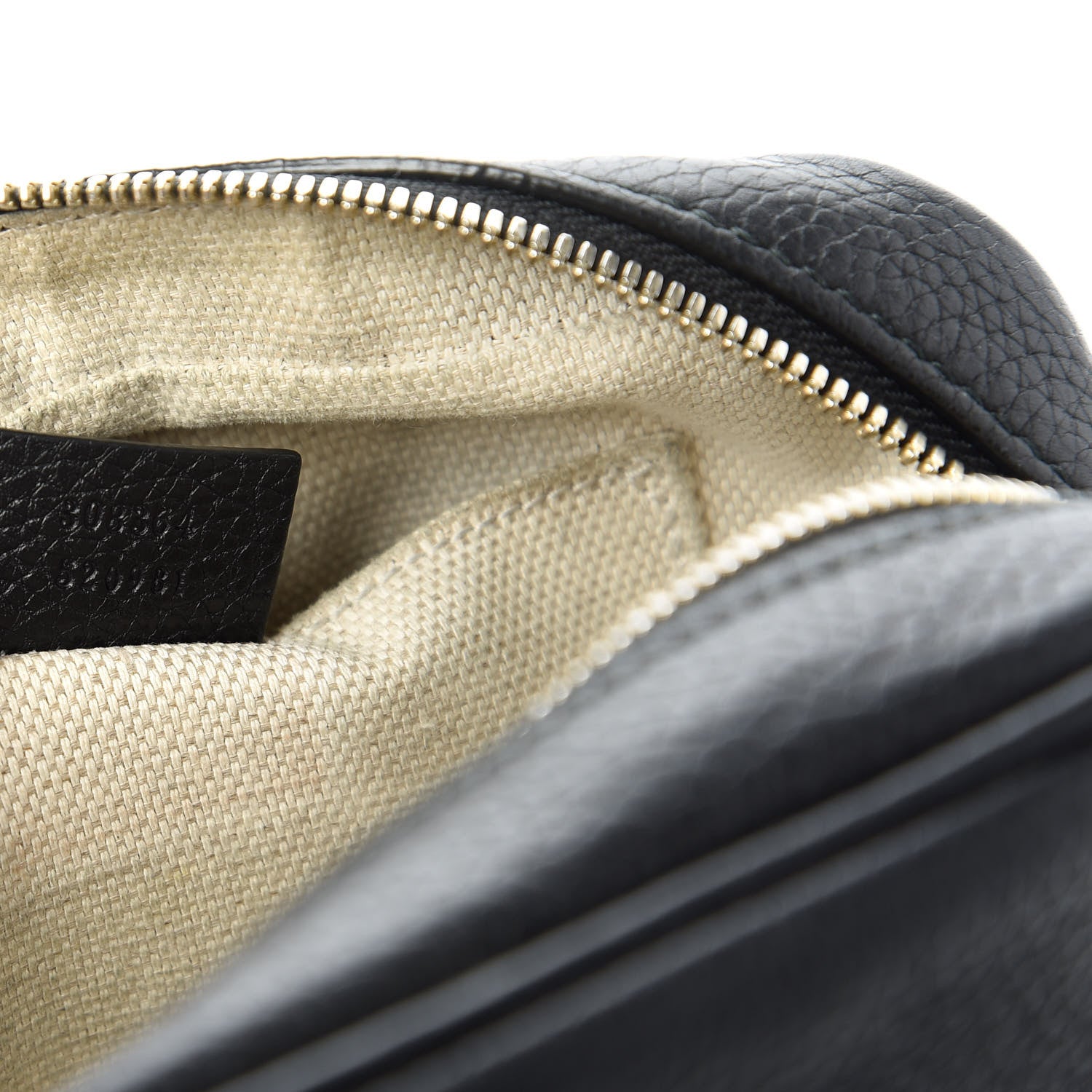 Gucci Pebbled Calfskin Small Soho Disco Bag Black 9 of 11