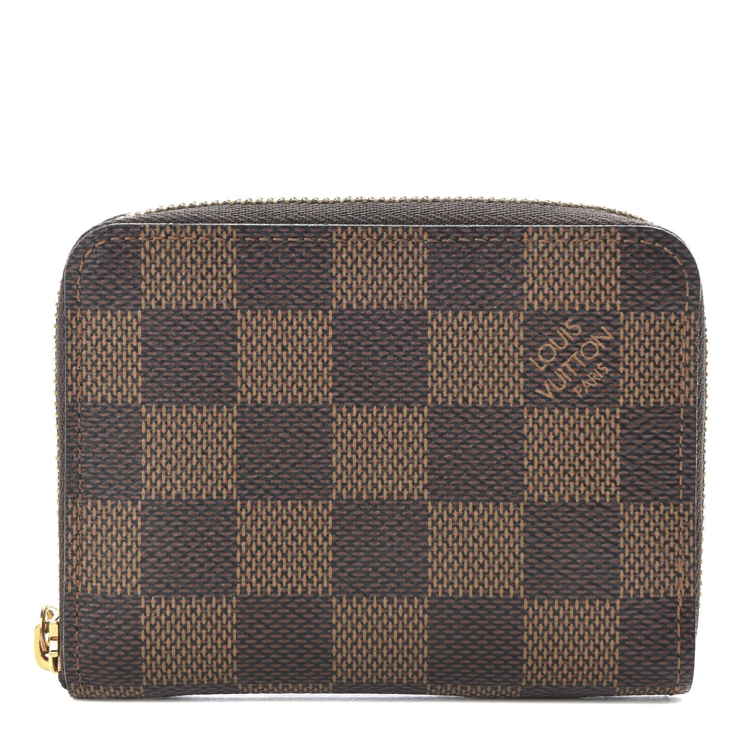 Louis Vuitton Damier Ebene Zippy Coin Purse 1 of 8