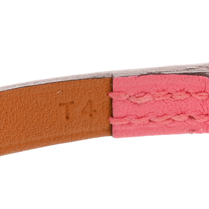 Hermes Swift Rivale Mini Bracelet T4 Rose Azalee 5 of 7