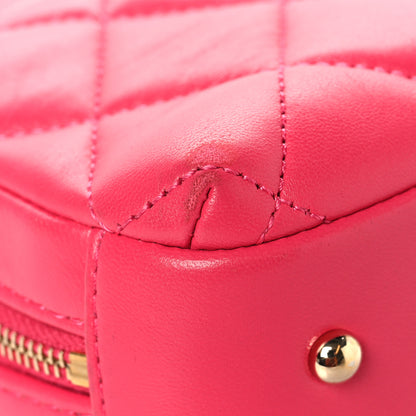 Chanel Lambskin Quilted Small Trendy CC Bowling Bag Pink 10 of 14