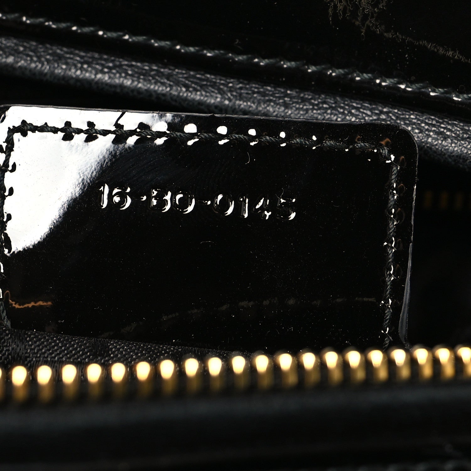 Christian Dior Patent Cannage Large Lady Dior Black 7 of 13