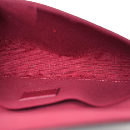 Louis Vuitton Monogram Pochette Felicie Chain Wallet Fuchsia 6 of 16
